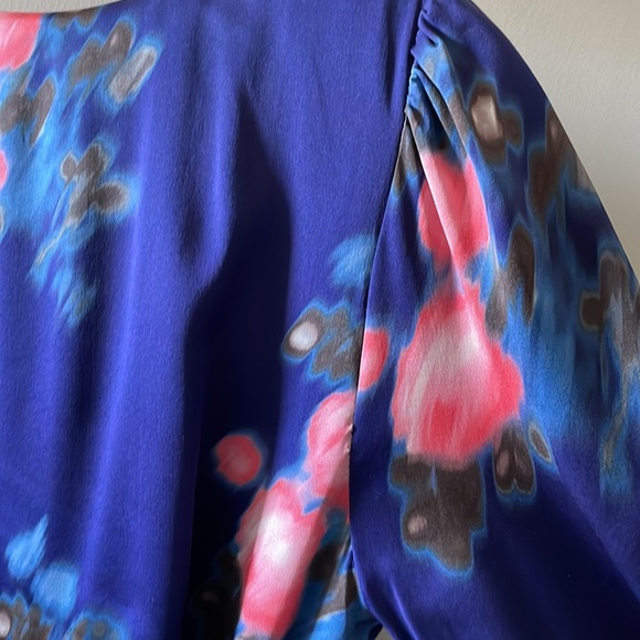 Anthropologie Made In Kind Peter Som GORGEOUS SILK dress - Picture 13 of 14